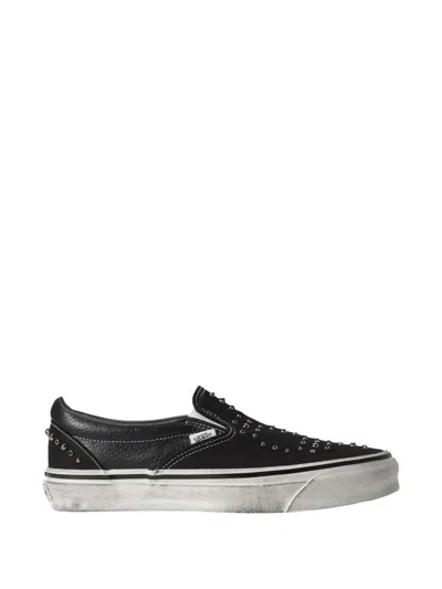 Vans Premium Classic Slip-on Pearlized Sneakers Black In Nude