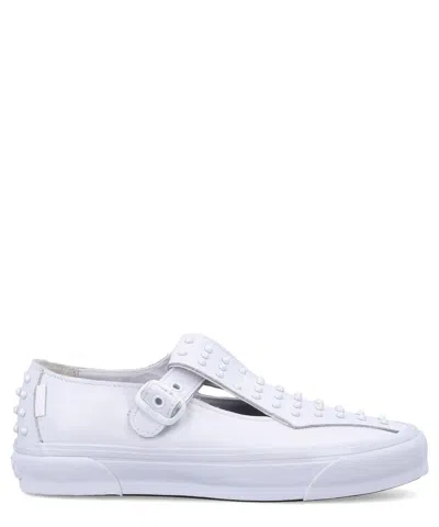 Vans Mary Jane 93 Studded Rubber Sole Sneakers In White