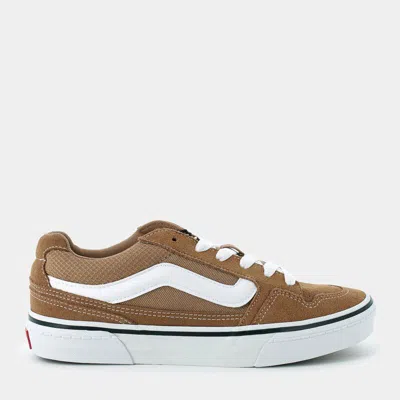 Vans-premium Men's Sneakers Vans Premium Caldrone - Vn000cxz1ou1011 Mesh Brown Sugar In Sand