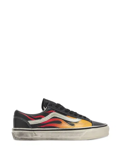 Vans Premium Old Skool 36 Lace-up Leather Sneakers In Black