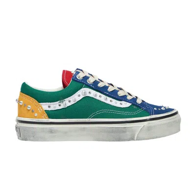 Pre-owned Vans Premium Old Skool 36 Pearlized Yacht Club Big Kids 'green/multicolor' | Multi-color | Kid's Siz