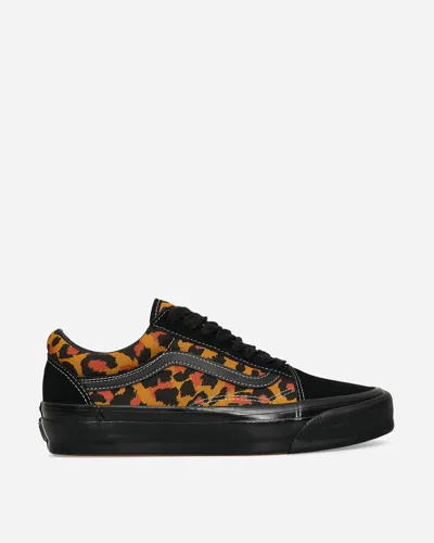 VANS PREMIUM OLD SKOOL LEOPARD SNEAKERS BLACK / ORANGE