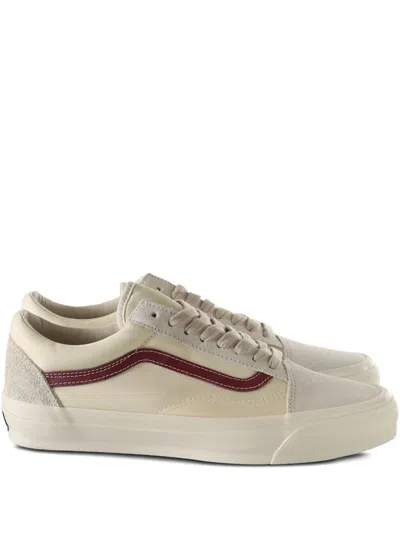 Vans Premium Old Skool Suede-panelled Sneakers In Neutral