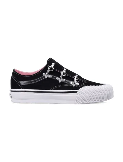 Vans Premium Old Skool Wrap Karina Leather Sneakers In Black