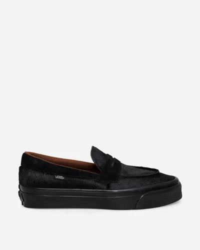 Vans Premium Pony Hair Loafers In Black