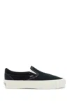 Vans Premium Satin Slip-on Sneakers In Blue