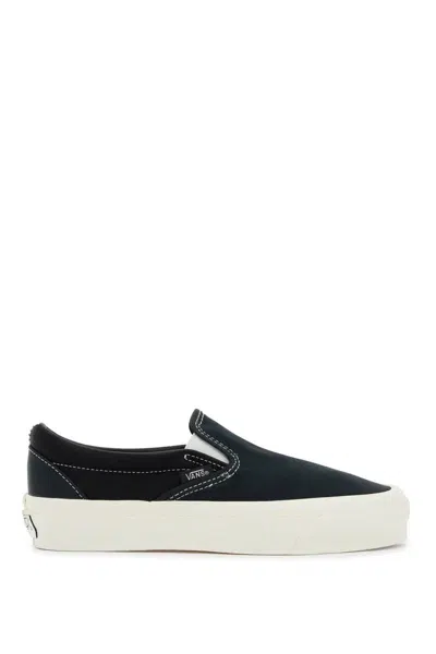 Vans Premium Satin Slip-on Sneakers In Black