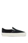 Vans Premium Satin Slip-on Sneakers In Jet Set (blue)