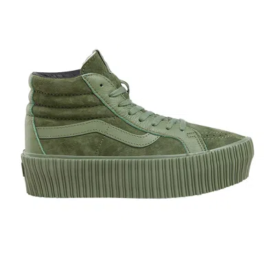Pre-owned Vans Premium Sk8-hi 38 Reissue Platform 'army Green'
