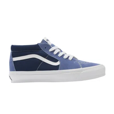 Pre-owned Vans Premium Sk8-mid 83 'navy White' In Blue