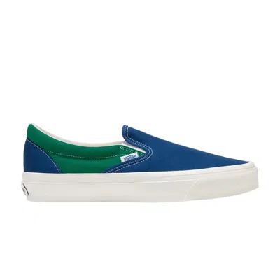 Pre-owned Vans Premium Slip-on 98 'bmx Pack - Blue Green'