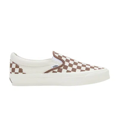 Pre-owned Vans Premium Slip-on 98 'checkerboard - Coffee Brown'