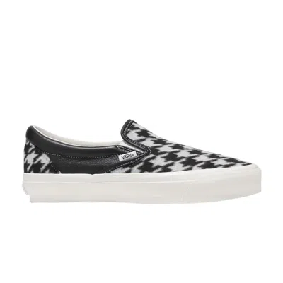 Pre-owned Vans Premium Slip-on 98 'houndstooth Pack - Black'
