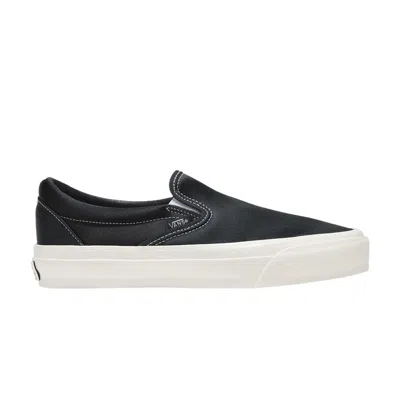 Pre-owned Vans Premium Slip-on 98 'satin Pack - Jet Set Back' In Black