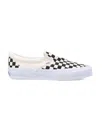 Vans Slip-on Reissue 98 Checkerboard Shoes In Black Off White