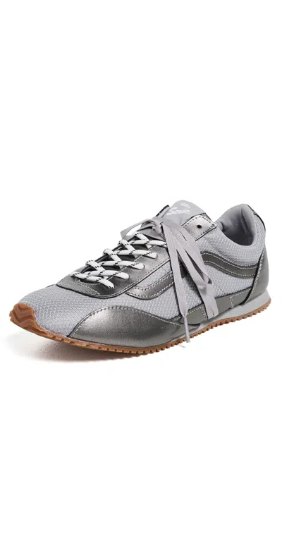 Vans Premium Super Lowpro Trainer Sneakers Marathon Silver In Multi