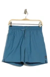 Vans Primary Solid Elastic Boardshort Man Beach Shorts And Pants Slate Blue Size S Cotton, Nylon In Copen Blue
