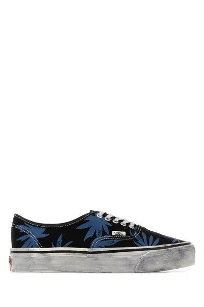 Vans Printed Canvas Authentic Sneakers In Multi