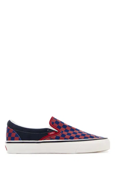 Vans Printed Canvas Classic Slip-on Sneakers For Men In Multi