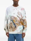 Vans Printed Crew-neck Sweater In Multi