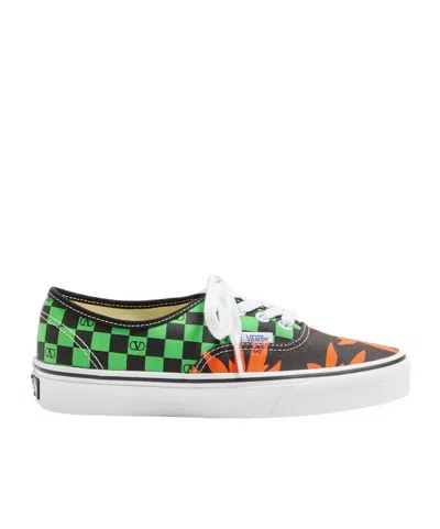 Vans Printed Lace-up Low-top Casual Shoes In Multi