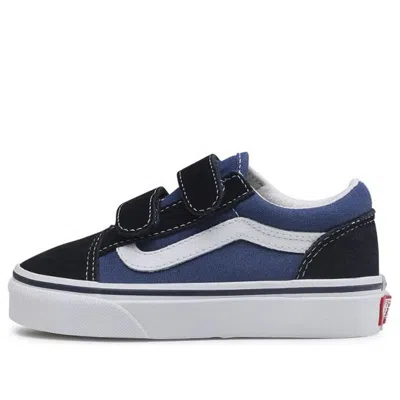 Vans (ps)  Old Skool 'navy' In Animal Print