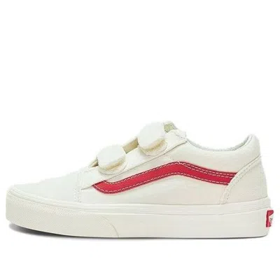 Vans (ps)  Old Skool 'white Red' In Neutral