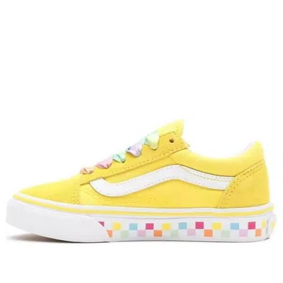 Vans (ps)  Rainbow Lace Old Skool 'yellow'