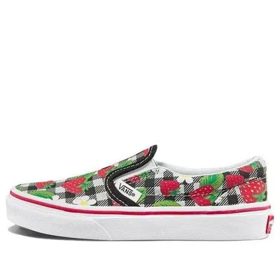 Vans (ps)  Slip-on Printing 'black White Red' In Multi