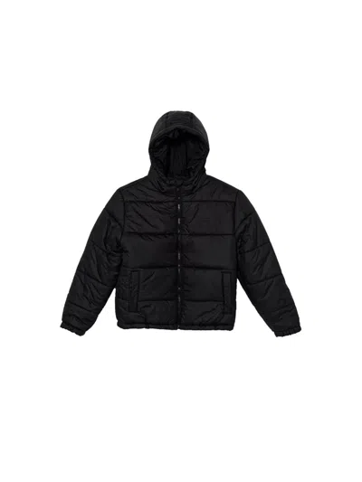 Vans Quilted Polyester Puffer Jacket In Black