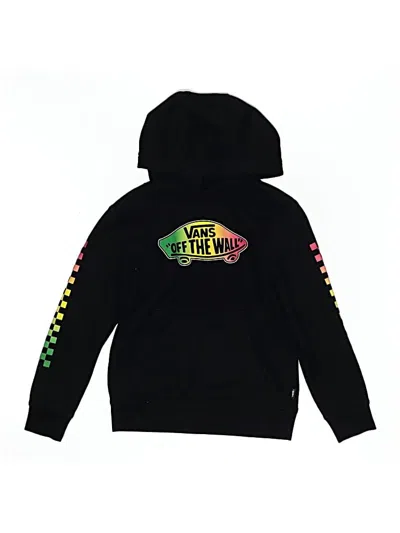 Pre-owned Vans Kids' Pullover Hoodie In Black