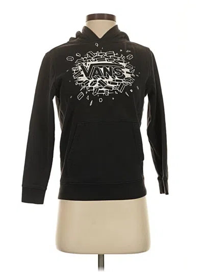 Pre-owned Vans Pullover Hoodie In Black