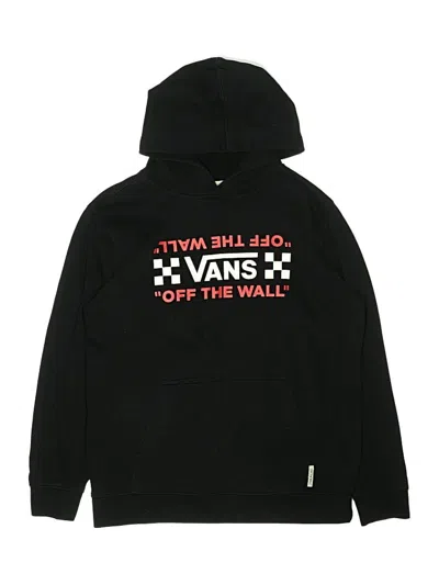 Pre-owned Vans Kids' Pullover Hoodie In Black