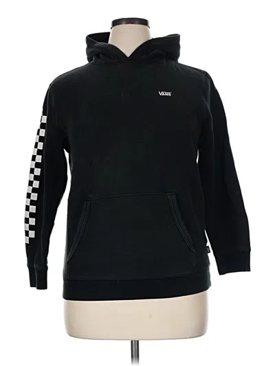 Pre-owned Vans Pullover Hoodie In Black