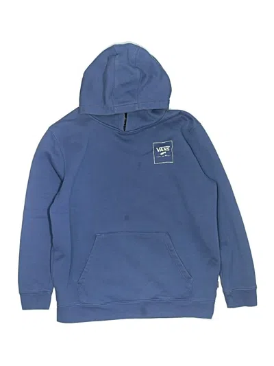 Pre-owned Vans Kids' Pullover Hoodie In Blue