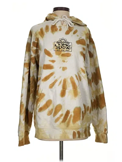 Pre-owned Vans Pullover Hoodie In Gold