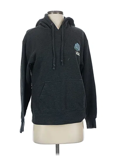 Pre-owned Vans Pullover Hoodie In Gray