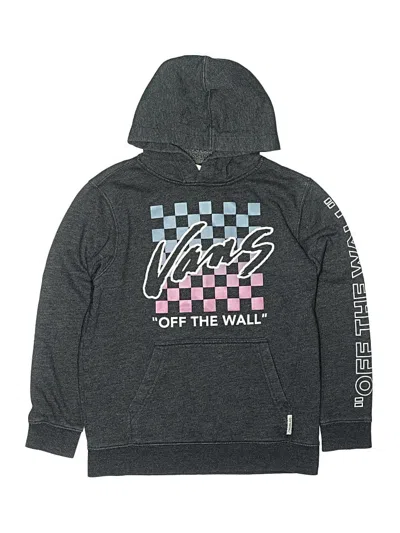 Pre-owned Vans Kids' Pullover Hoodie In Gray