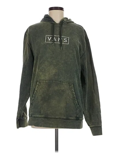 Pre-owned Vans Pullover Hoodie In Green
