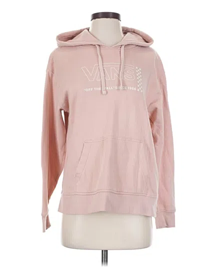 Pre-owned Vans Pullover Hoodie In Pink