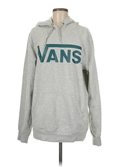 Pre-owned Vans Pullover Hoodie In Silver