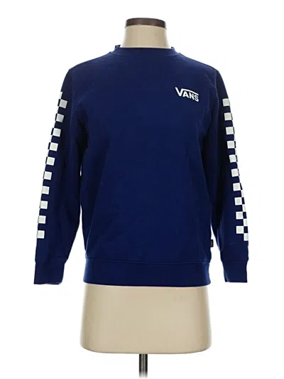 Pre-owned Vans Pullover Sweater In Blue