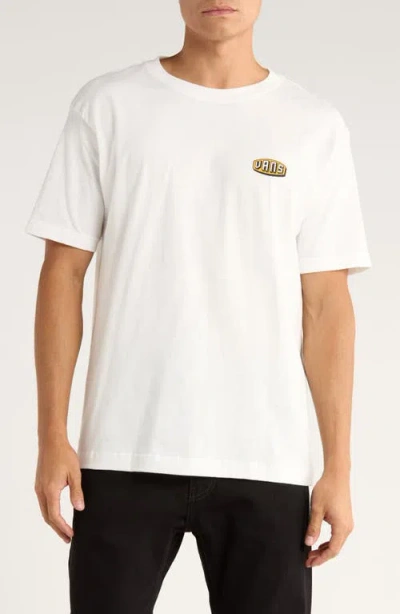 Vans Raised Up Cotton Graphic T-shirt In White