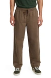 Vans Range Loose Fit Tapered Pull-on Pants In Brown