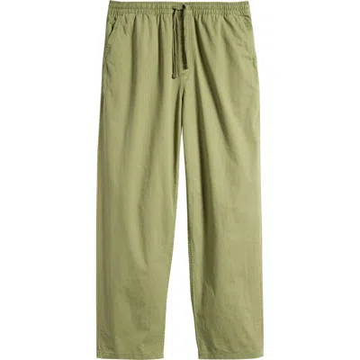 Vans Range Relaxed Drawstring Pants In Loden Green