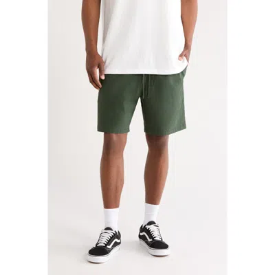Vans Range Relaxed Stretch Cotton Shorts In Green