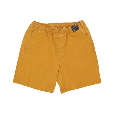 Vans Range Salt Wash Relaxed Elastic Short Men's Shorts Narcissus In Yellow