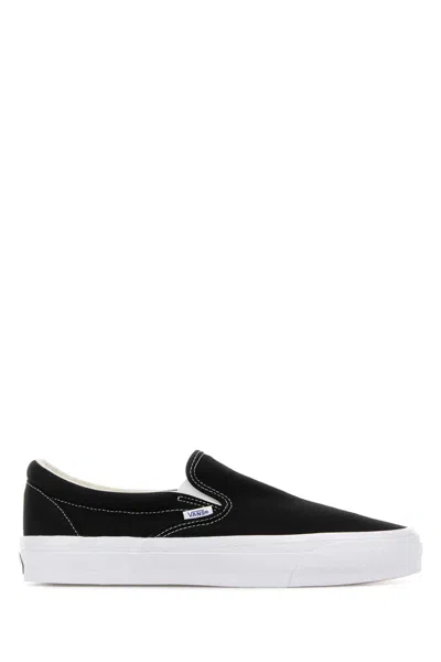 Vans Reissue Unisex Canvas Slip-on Sneakers In Black
