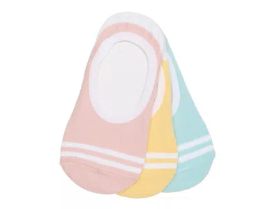 Vans Retro Kids' No Show Liners 3 Pack In Multi