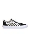 Vans Black And White Old Skool 36 Dx Leather And Canvas Sneakers In White
